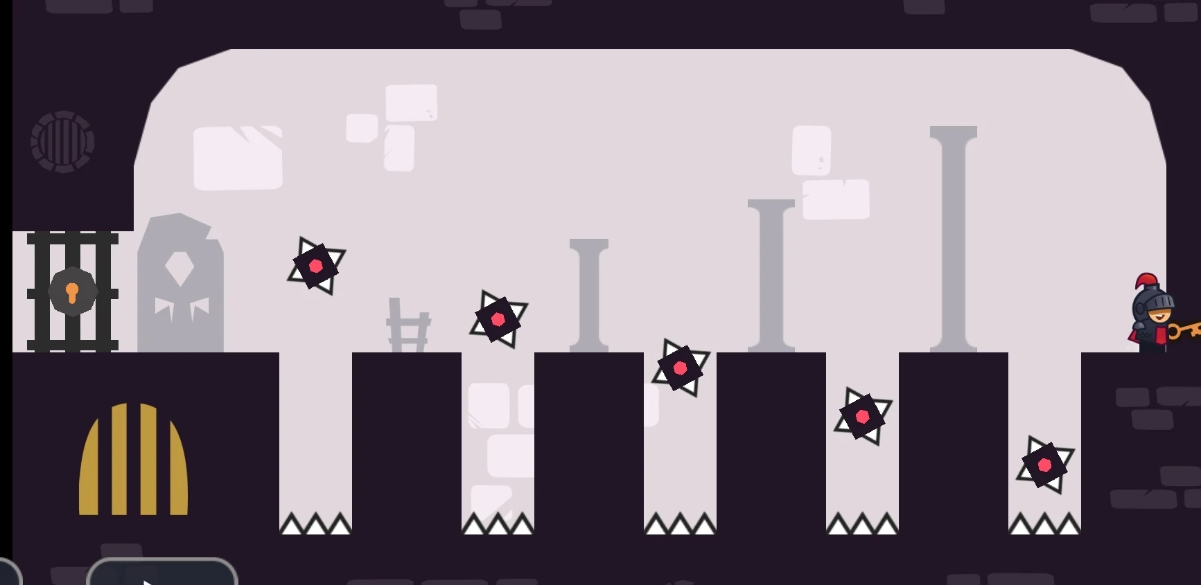 Tricky Castle gameplay scene for level 35 guide