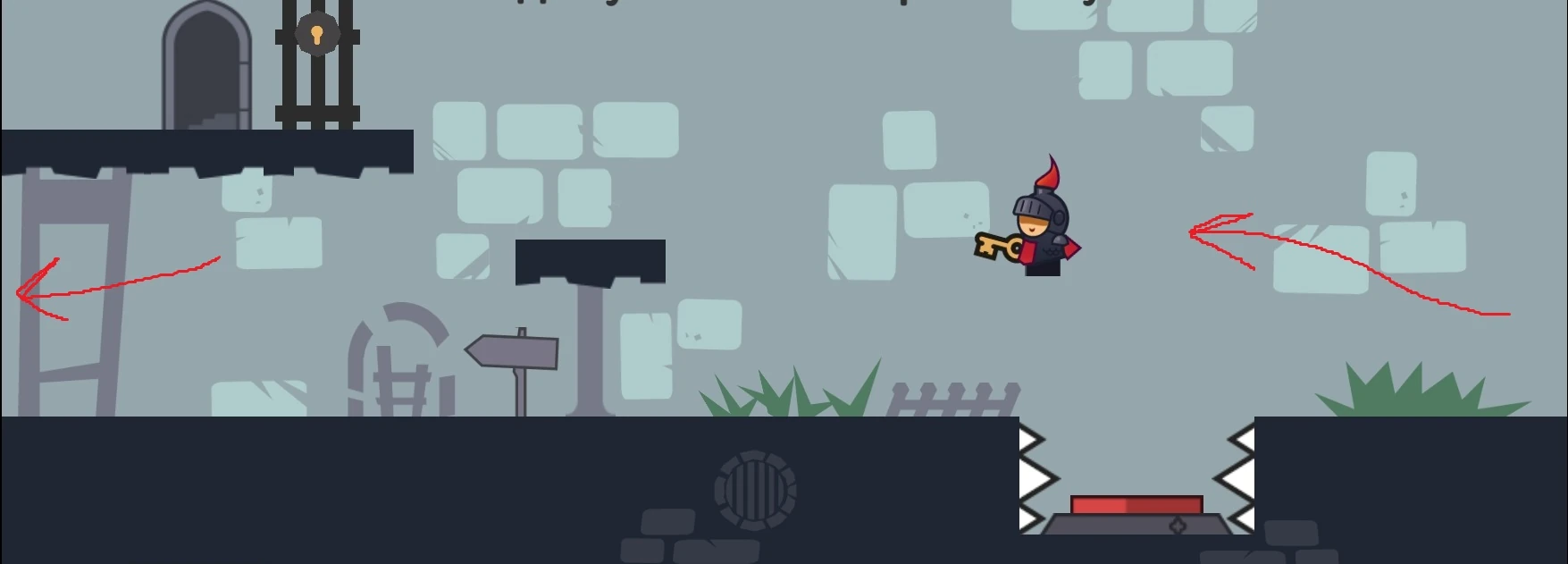 Tricky Castle gameplay scene for level 6 guide